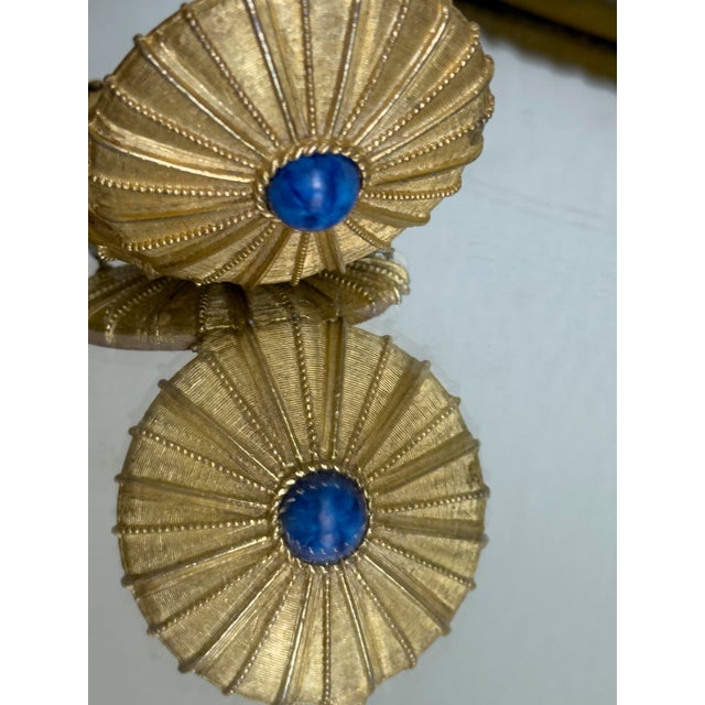 Metal Age 1970s Hollywood Regency Estée Lauder Empire Solid Perfume Pendant Necklace For Sale - Image 7 of 18