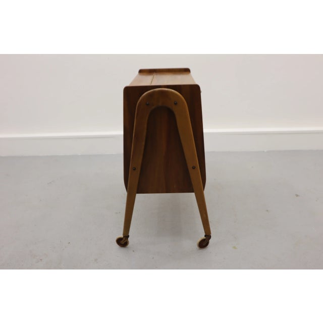 Brown Mid-Century Sewing Chest, 1960s For Sale - Image 8 of 12