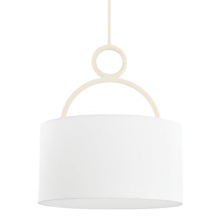 Mitzi Wynter 3-Light Chandelier, Textured Cream For Sale