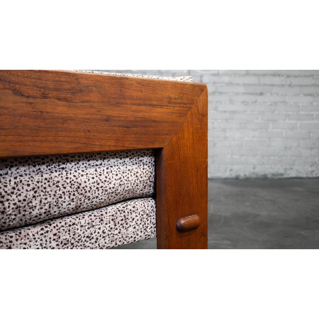 1960s Attributed to Adrian Pearsall for Craft Associates Walnut Sofa For Sale - Image 14 of 18