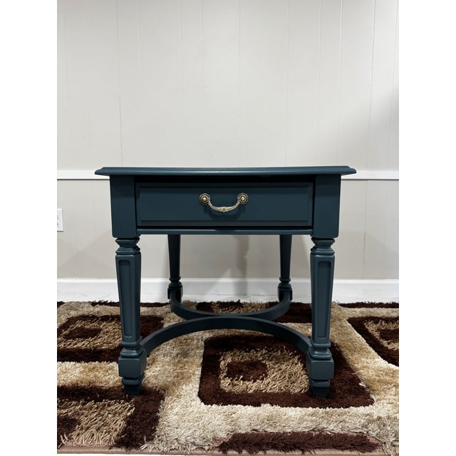 1990s 1990s Beautifully Restored End Table / Accent Table For Sale - Image 5 of 5