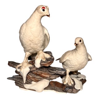 Boehm Porcelain Ptarmigan Bird Grouping, Limited Edition For Sale