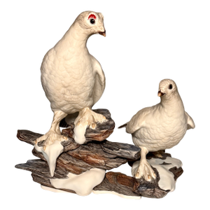 Boehm Porcelain Ptarmigan Bird Grouping, Limited Edition