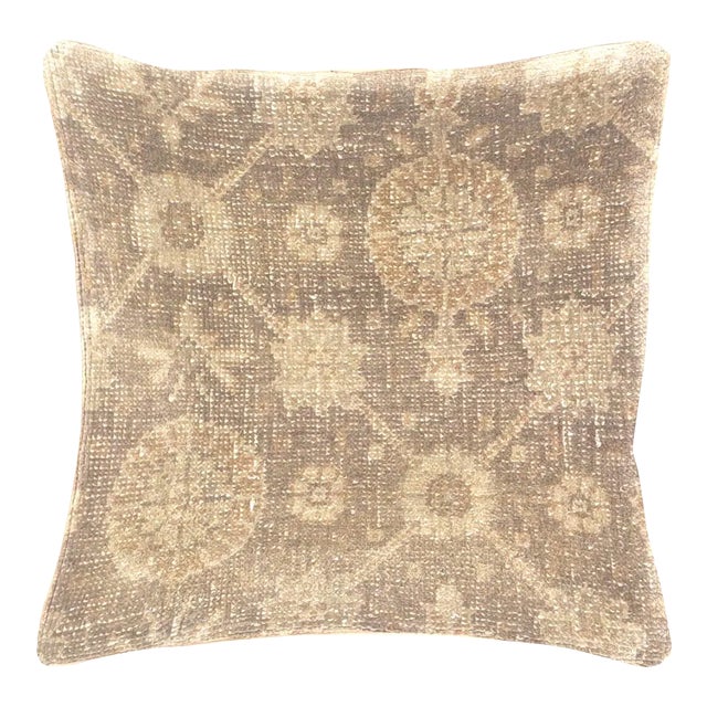1960s Turkish Oushak Pillow For Sale