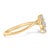 Discover elegance redefined with this exquisite ring, crafted in lustrous 10K yellow gold. Its smooth band graces the...