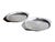 Silver 1960s Danish Stainless Steel Trays by Kalmar, a Pair For Sale - Image 8 of 12
