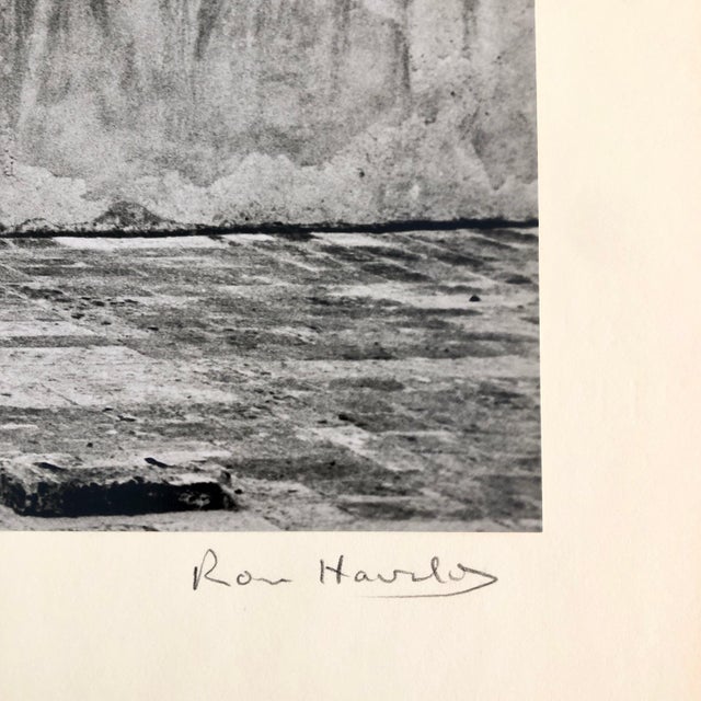 Modern Ron Havilio, Vintage Silver Gelatin Photograph Wallscape, Jerusalem Architectural Photo, 1973 For Sale - Image 3 of 7