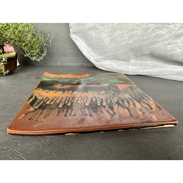 One of a Kind Art Tile for Wall Decor For Sale - Image 4 of 11