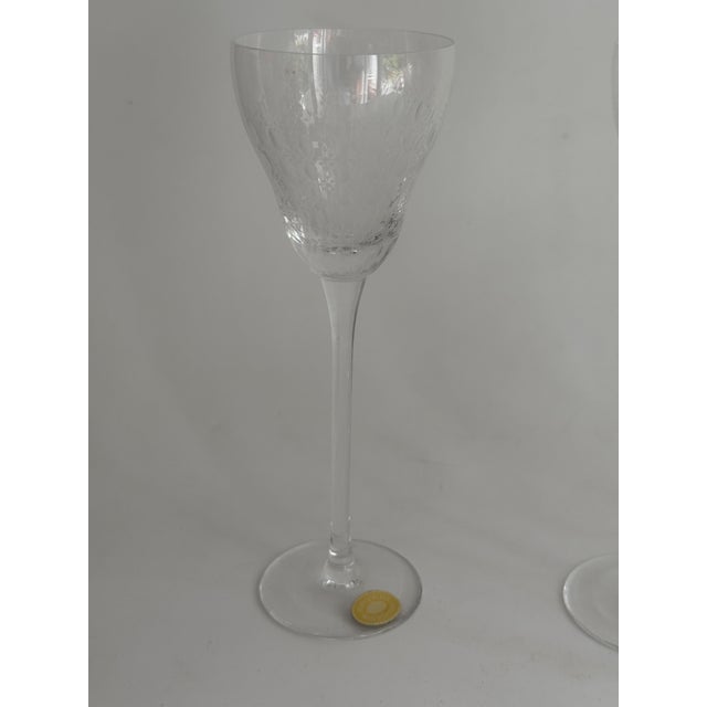 1980s Romance Straw Glass Schnapps Glass on a Stand by Björn Wiinblad for Rosenthal Studio Line, Germany 1960s, Set of 6 For Sale - Image 5 of 6