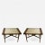 1960s Mid-Century Modern Travertine & Wood Tables - A Pair For Sale - Image 11 of 11