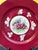 19th Century Imperial Gardner Porcelain Claret Red Floral Plate & Piala Bowl - Set of 2 For Sale - Image 4 of 10