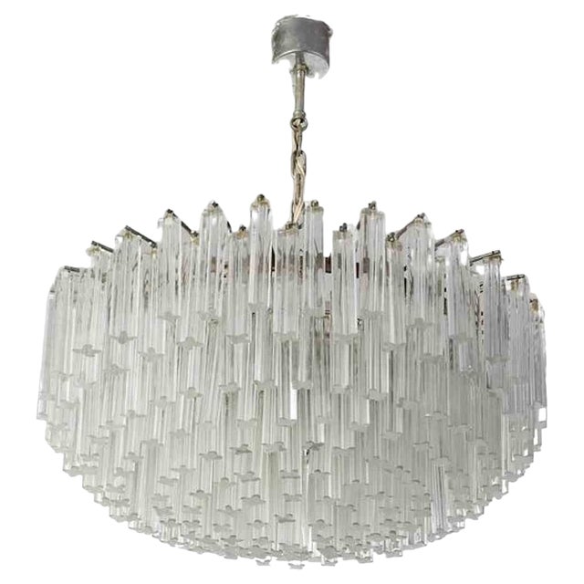 Trilobo Ceiling Lamp from Venini, Italy, 1970s For Sale