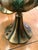 Metal Mid 20th Century Hollywood Regency Rembrandt Brass Lamps With Original Shades - A Pair For Sale - Image 7 of 12