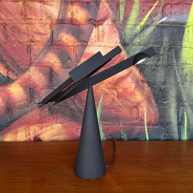 1980s Mario Barbagia & Mario Colombo for Italiana Luce Table Lamp For Sale - Image 5 of 10