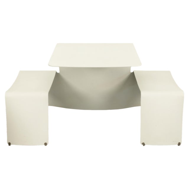 The iconic post-modern Indoor/Outdoor ‘Picnik’ table and seating designed by Dirk Wynants & Xavier Lust, 2002. Two seater...