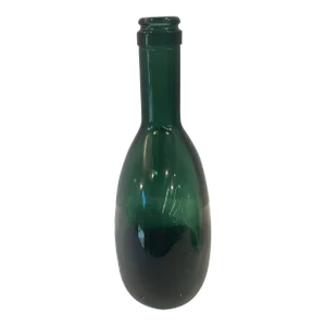 Vintage Green Glass Wine Bottle