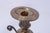1980s Pair of Mottahedeh Brass Colonial Williamsburg Lyre Candlesticks For Sale - Image 13 of 14