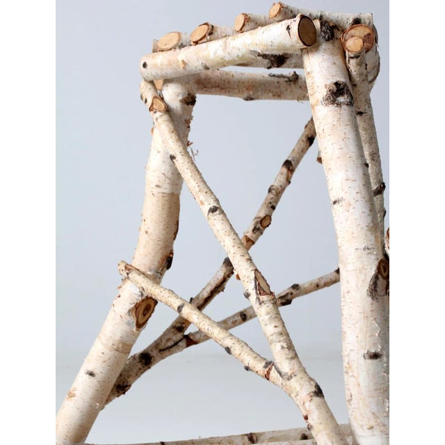 Vintage Birch Bark Table For Sale - Image 11 of 12