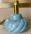 Mid-Century Iridescent Blue Ceramic Lamp Base in the style of Tommaso Barbi, 1970s For Sale - Image 4 of 4
