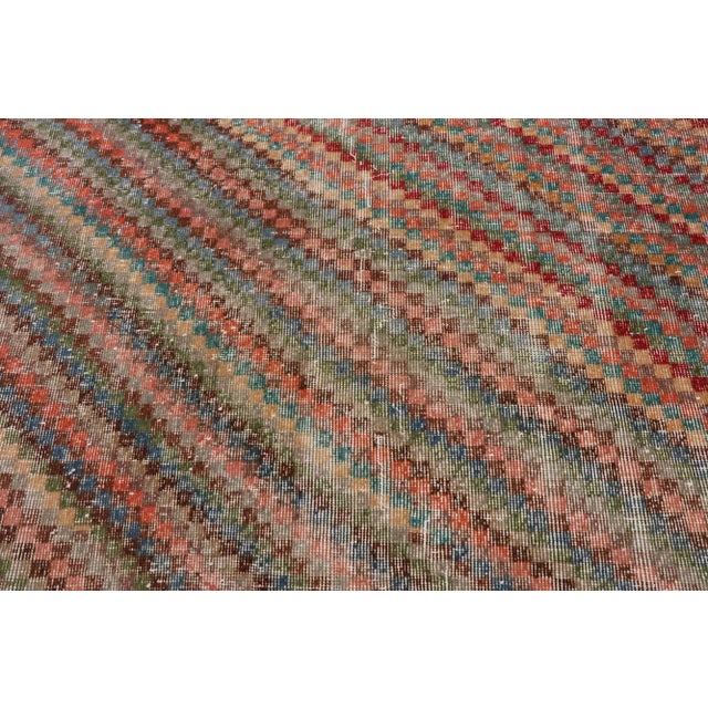 Late 20th Century Vintage Turkish Sivas Rug - 04'08 X 08'06 For Sale - Image 5 of 10