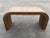 Vintage Seagrass waterfall console table. Perfect for that beach house in the Hamptons or Palm Beach. Use as is or lacquer...