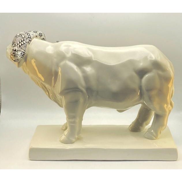Meissen Atelier X Hugo Boss Maximilian Hagstotz Buffalo Figure (Large 16” Limited Edition “Big Five” Store Display Piece) For Sale In Philadelphia - Image 6 of 18