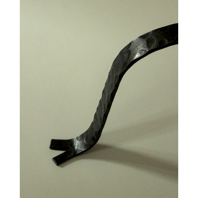 1950s Brutalist Wrought Iron Floor Lamp, 1950s For Sale - Image 5 of 7