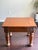 American Vintage Rustic Solid Pine Square End Table — Turned Baluster Leg Farmhouse Spanish Colonial Side Table For Sale - Image 3 of 12