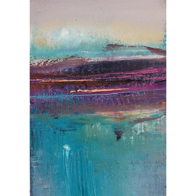 Contemporary Barbara Hubert, Miniature Landscape V, 2025, Oil on Canvas For Sale - Image 3 of 4