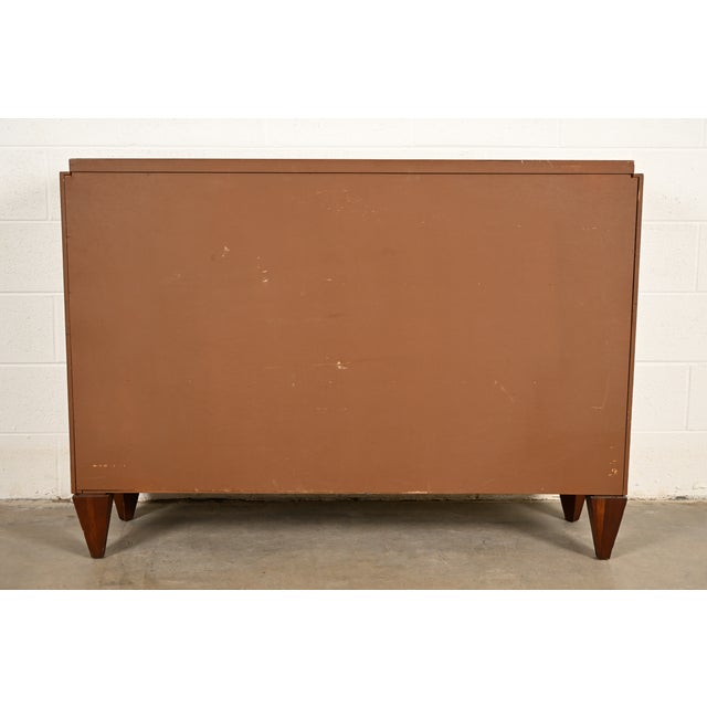 Baker Furniture French Regency Flame Mahogany Serpentine Front Chest of Drawers For Sale - Image 15 of 16