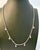 Metal 13.5 Gm 18 Karat White Gold 6 Hanging Station Chain by Designer Aspery For Sale - Image 7 of 8