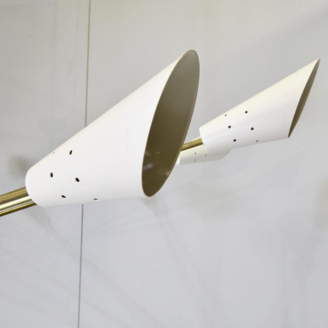 Shangai Chandelier in the style of Stilnovo, 1960s For Sale - Image 9 of 11