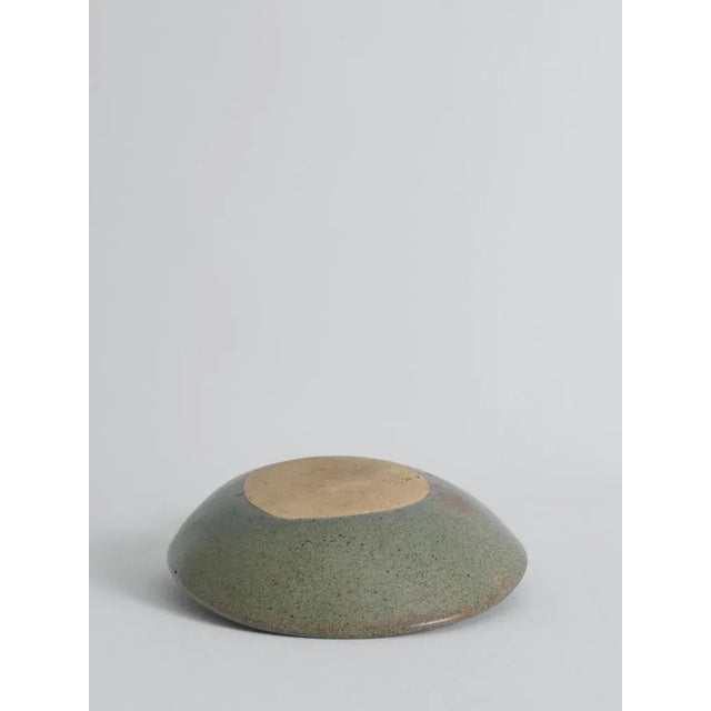 Mid-Century Modern Handmade Stoneware Bowl with Abstract Motif, 1960s For Sale - Image 11 of 18