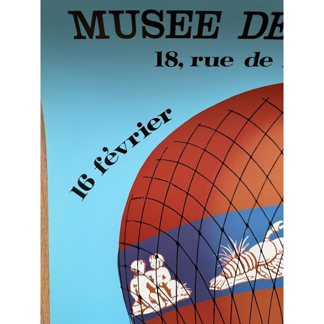 Blue Jean Alexis Rouchon (1801-1878), Rouchon, 1983, Copyright 1983/Ucad Musee De La Publicite, Original Vintage Exhibition Poster, Printed in France For Sale - Image 8 of 11