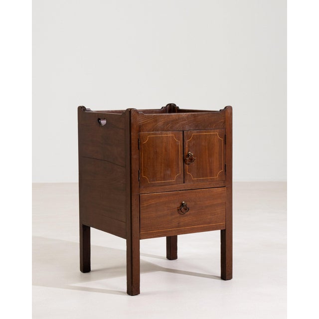 Mid 20th Century France Brown Wood Storage Cabinets & Cupboards For Sale - Image 10 of 11