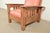 Brown Stickley Mission Oak Arts & Crafts Reclining Morris Lounge Chair With Ottoman For Sale - Image 8 of 13