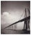Hanna Seidel, Venezuelan Bridge, Maracaibo, Black and White Photograph, 1960s For Sale