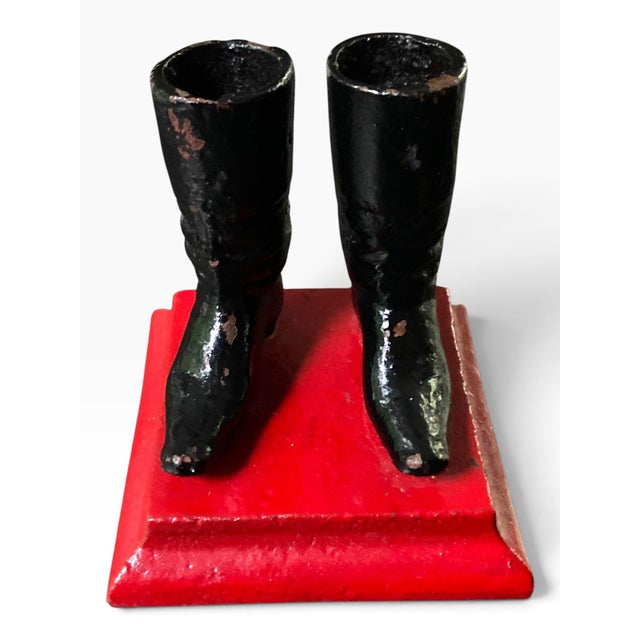 English 19th Century English Iron Riding Boot Match Strike For Sale - Image 3 of 5