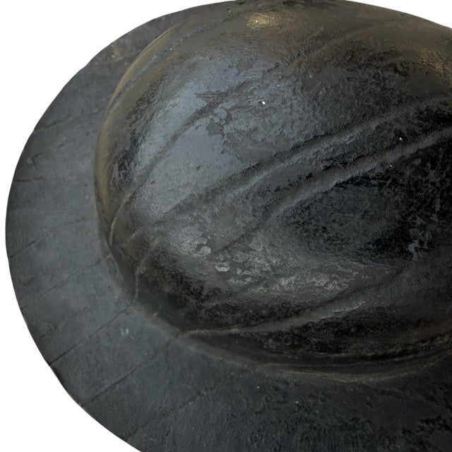 Set of Five 19th Century French Leather Miner's Hats For Sale - Image 12 of 17