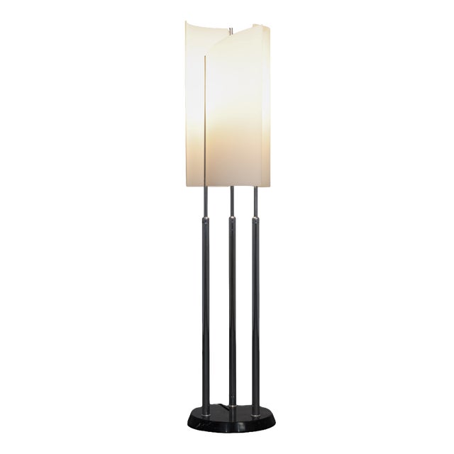 Arianna Floor Lamp by Bruno Gecchelin for Oluce, Italy, 1970s For Sale