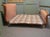 French Upholstered Château Double Bed. The headboard of this bed has the most beautifully scrolled shape, and the walnut...