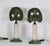 Set of 2 table lamps designed by Elin Raaberg Nielsen for Seguso Vetri D'Arte from the "Le Maschere" series. The pieces...