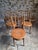 Set of six Fischel bentwood bistro chairs, made in Czechoslovakia and dating from circa 1930–1950. The chairs are made...
