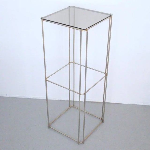Gold Modern Console Table by Max Sauze for Max Sauze Studio, 1970s For Sale - Image 8 of 9