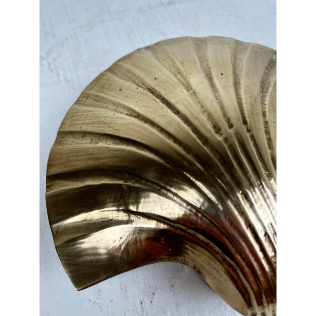 Vintage Brass Shell Box For Sale In Tampa - Image 6 of 11