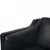 Vintage 2212 Two-Seater Sofa in Black Leather by Børge Mogensen, 1980s For Sale - Image 3 of 18