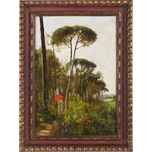 Julius Da Costa, Vila do Conde, Oil on Wood For Sale