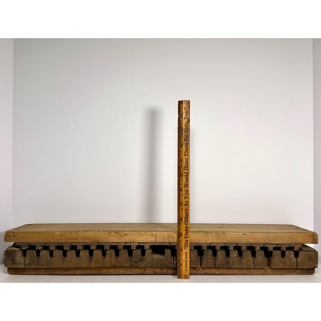 Antique Wooden Cigar Mold, S. Maier No. 385, Primitive Display For Sale - Image 9 of 10