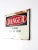 Rustic Vintage Metal Danger Sign For Sale - Image 3 of 9