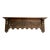 Antique Gothic Lions Head Wall Shelf Coat & Hat Rack For Sale